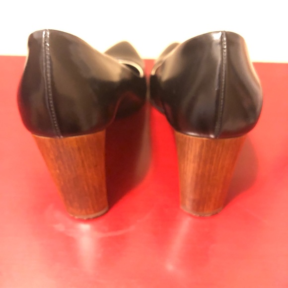 YSL wooden heel black pumps - Picture 2 of 6